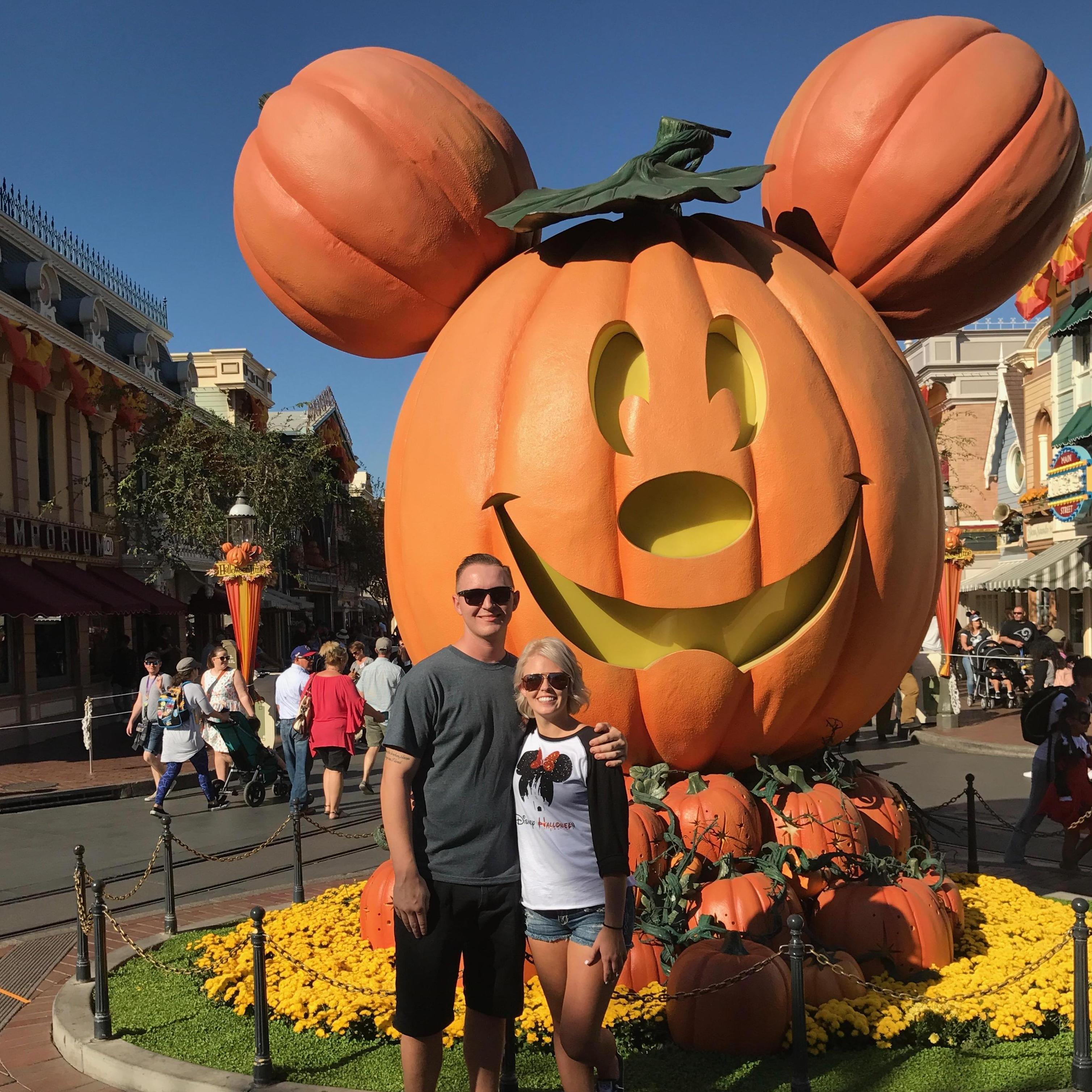 Our first trip to Disneyland where CJ said "I love you!" Of course Chelsea said it back!