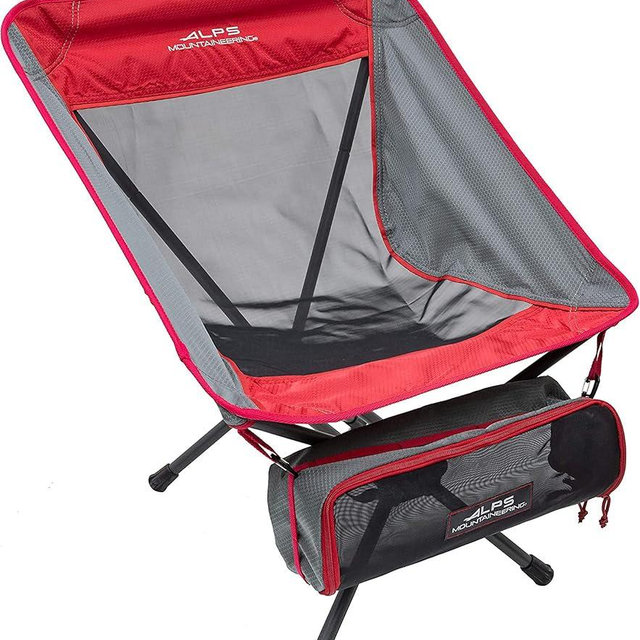 ALPS Mountaineering Simmer Camping Chair, One Size, Salsa/Charcoal - NEW