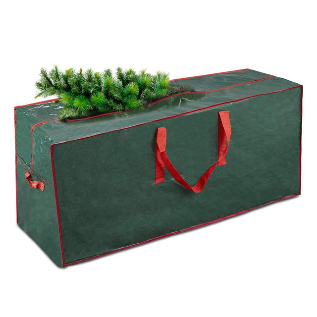 ProPik Artificial Tree Storage Bag | Fits Up to 7 ft. Tall Disassembled Tree | 45" x 15" x 20" Holiday Tree Storage Case | Perfect Christmas Storage Container with Handles and Sleek Zipper (Green)