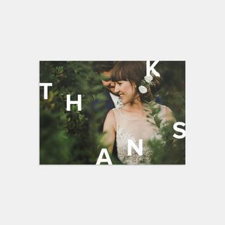 Modern Thank You Card Gift Card