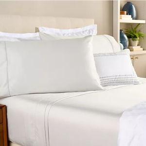 Northern Nights Infinity Weave 700TC Cotton Sheet Set- King - QVC.com