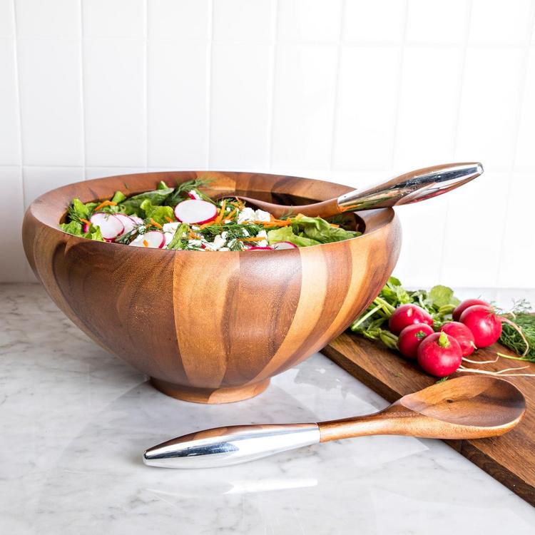 Salad Cutting Bowl Set