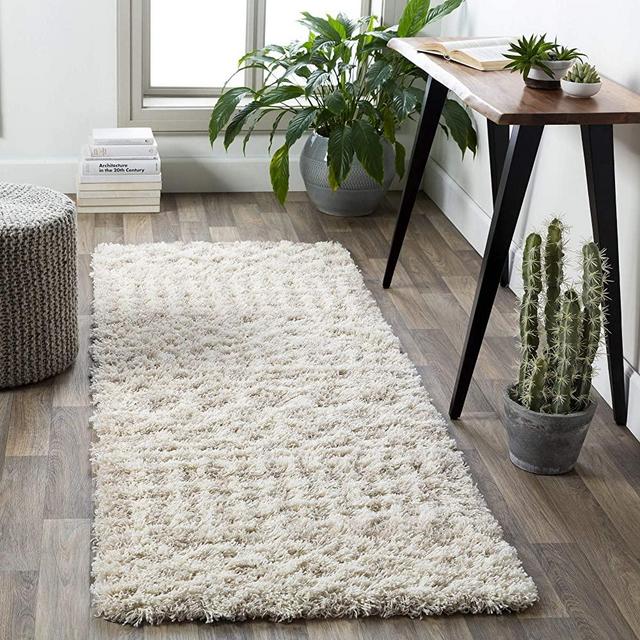 Artistic Weavers Hapsburg Moroccan Shag Area Rug, 2'7" x 5', Beige