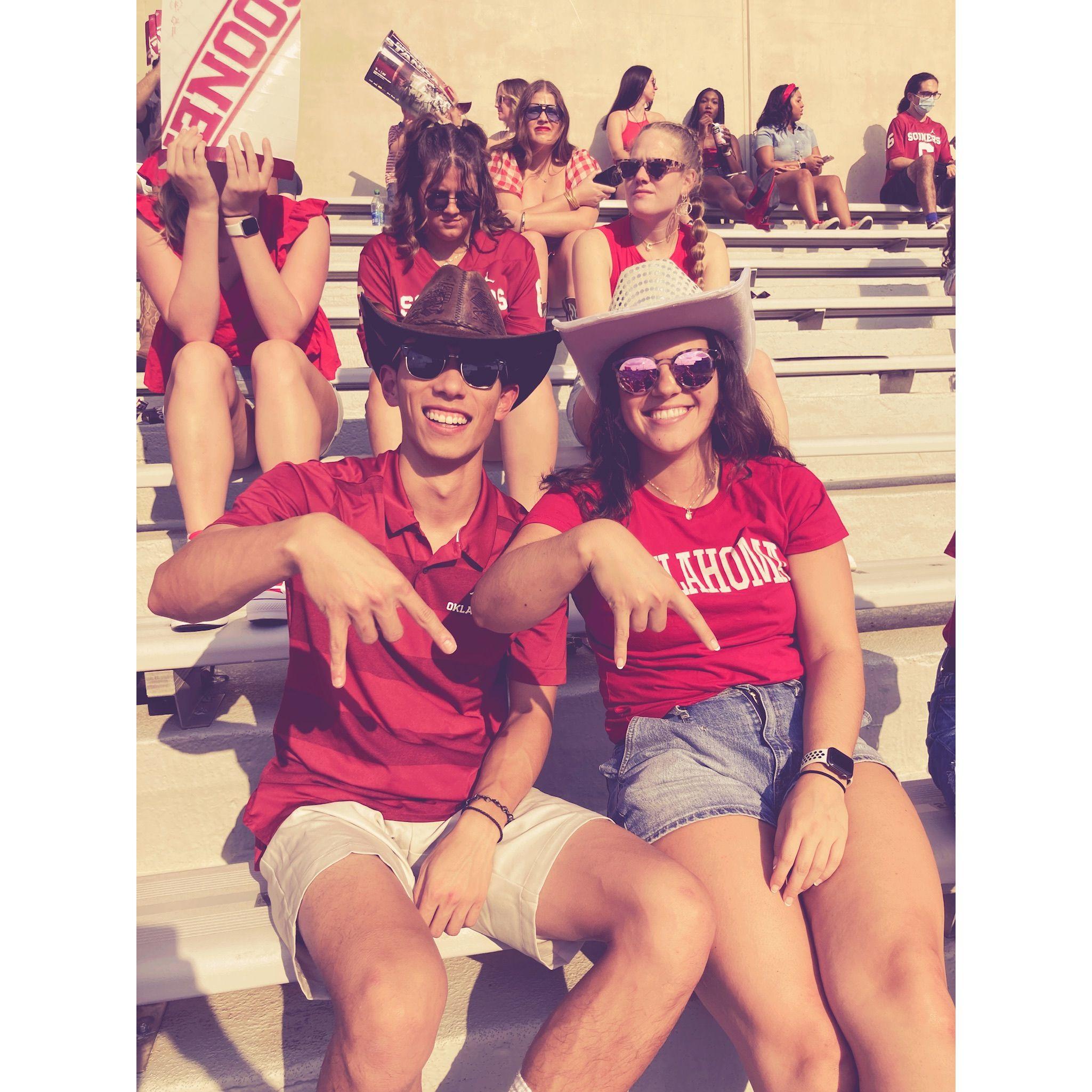 Probably our first one-on-one pic together...had no idea what was coming at this point