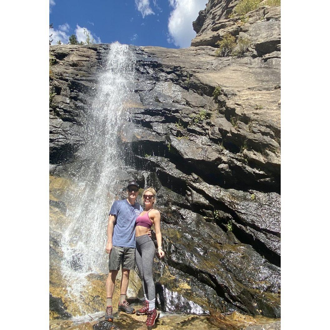 Hiking in Estes Park, CO.