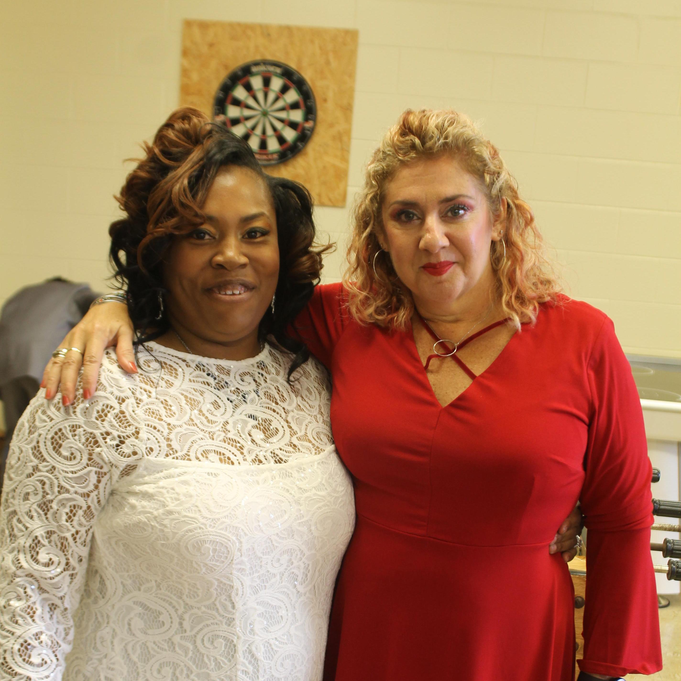 The Infamous make up artist and Honor attendant to the Bride " Pattie". Watch her live on Facebook.