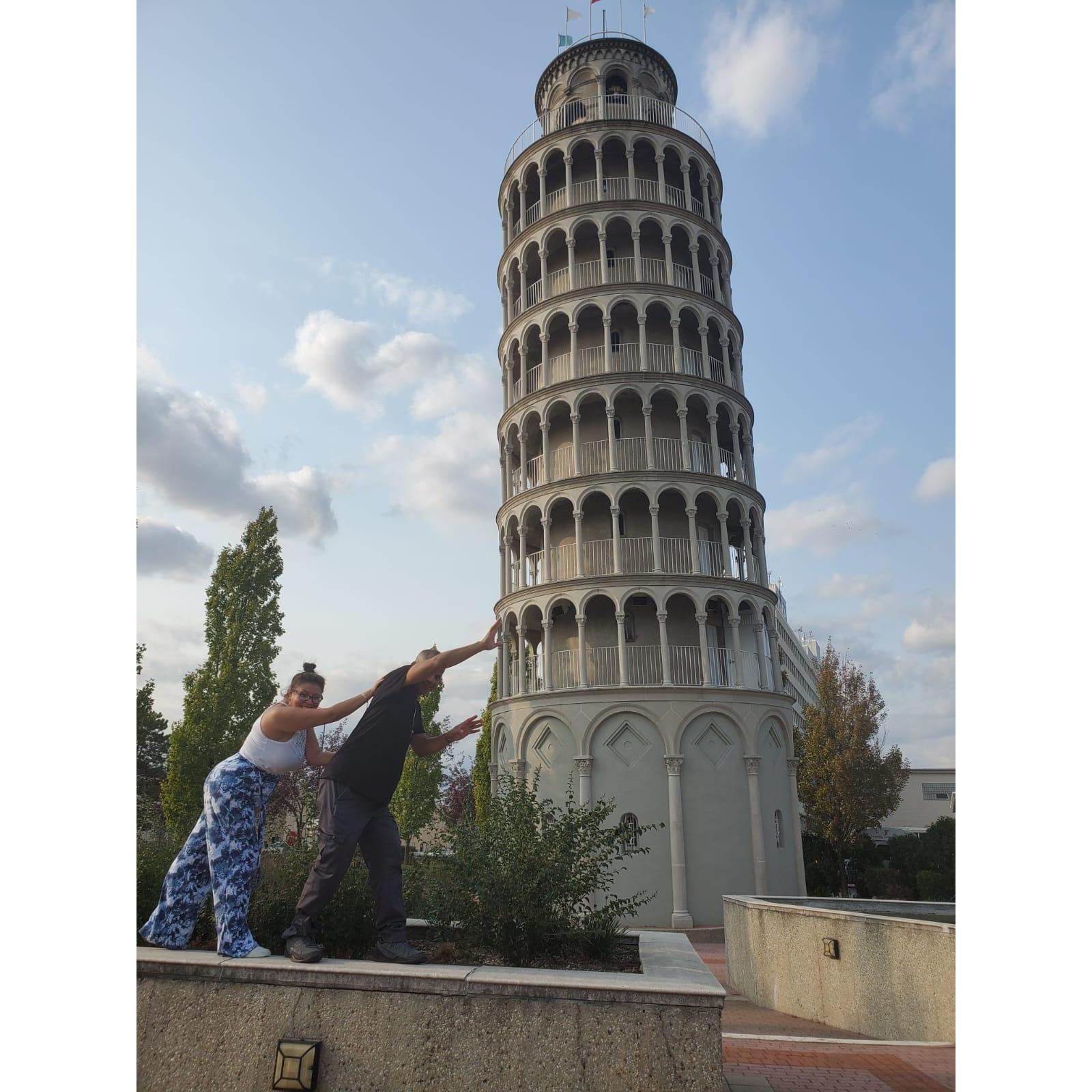 Casi casi llegamos a la Torre di Pisa.