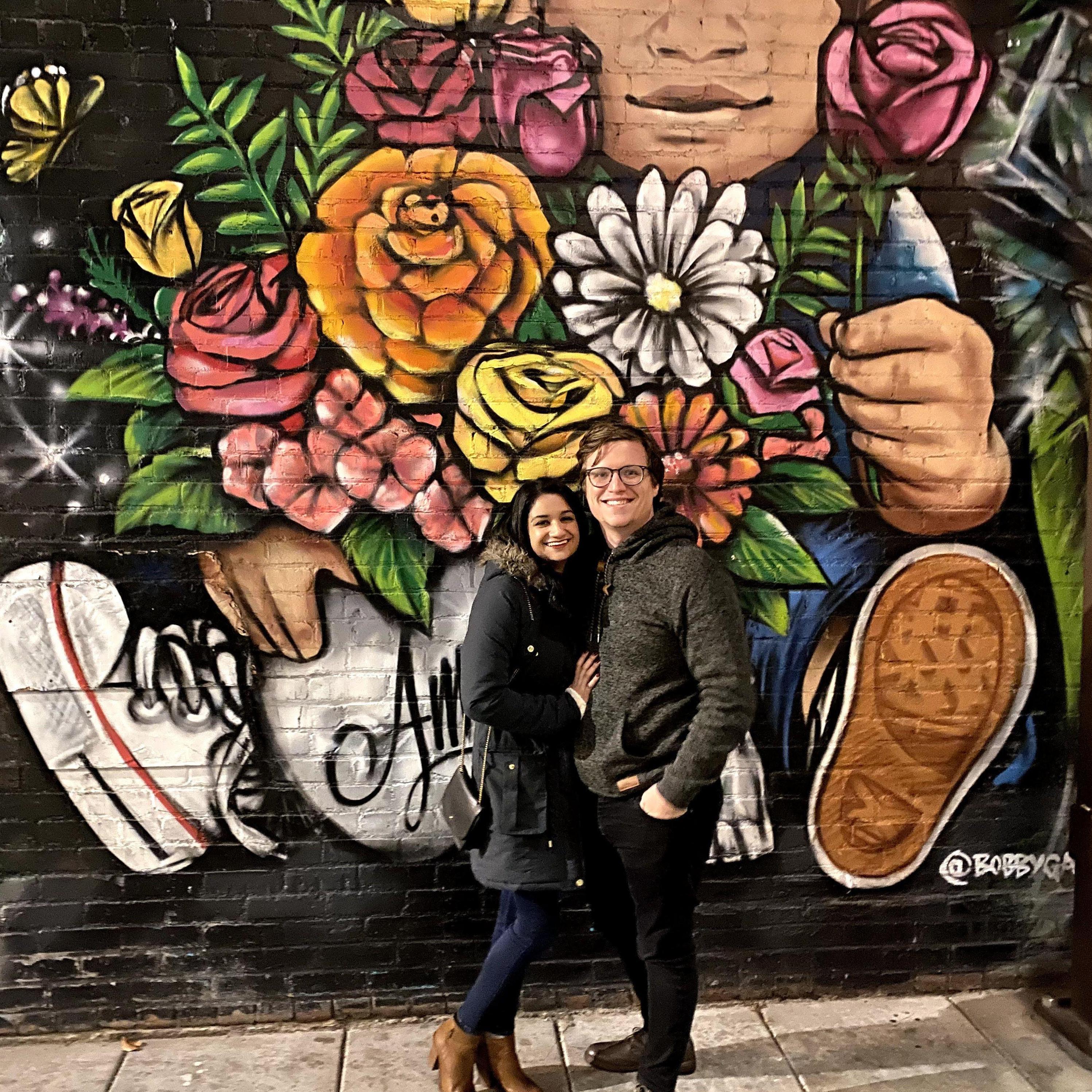 Anya's first trip to Boise for Christmas 2019