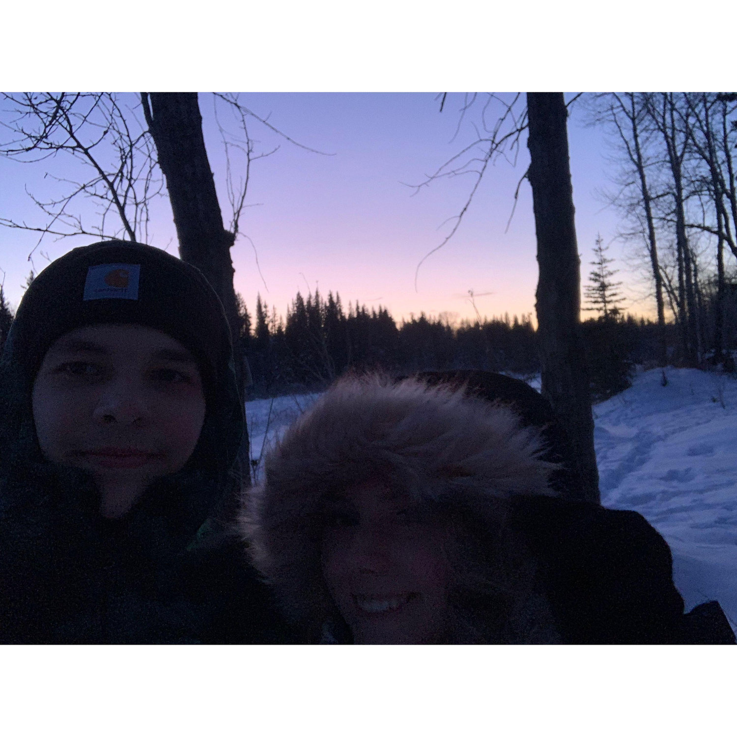 2019 - Turner Valley, Alberta. Celebrating Christmas with the Grandparents (Katie meets them for the first time!)