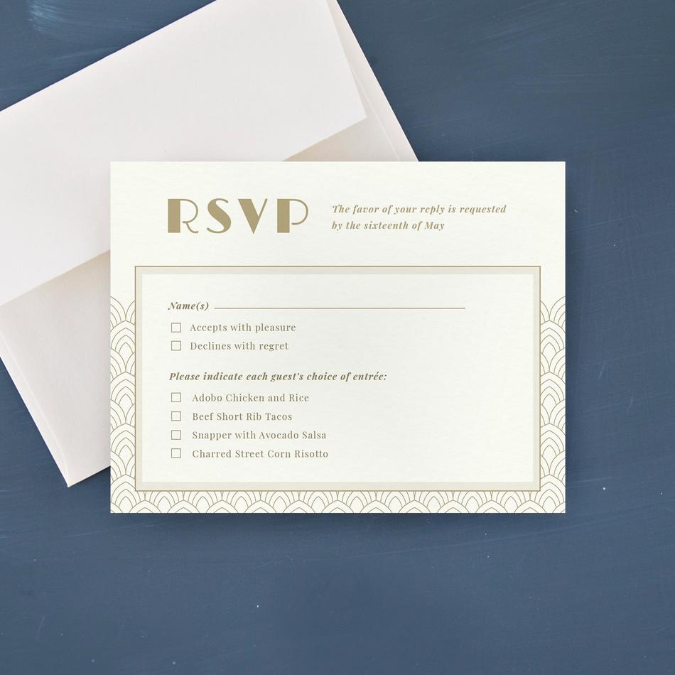 Baker Frame | Ivory | Zola Wedding Invitations