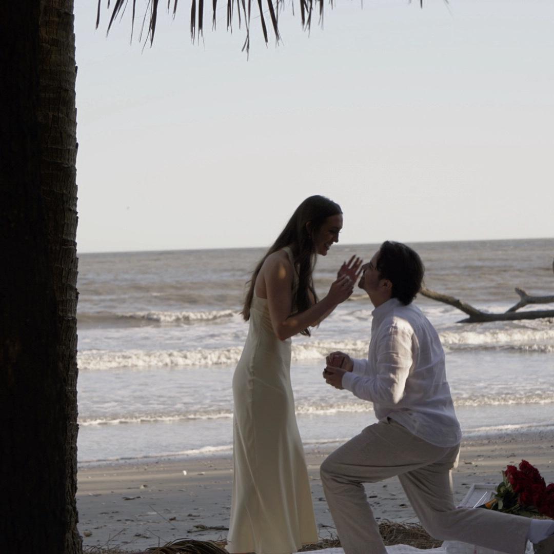 2024, April 4. Charleston, South Carolina. Our engagement! 4.4.2024 🤍