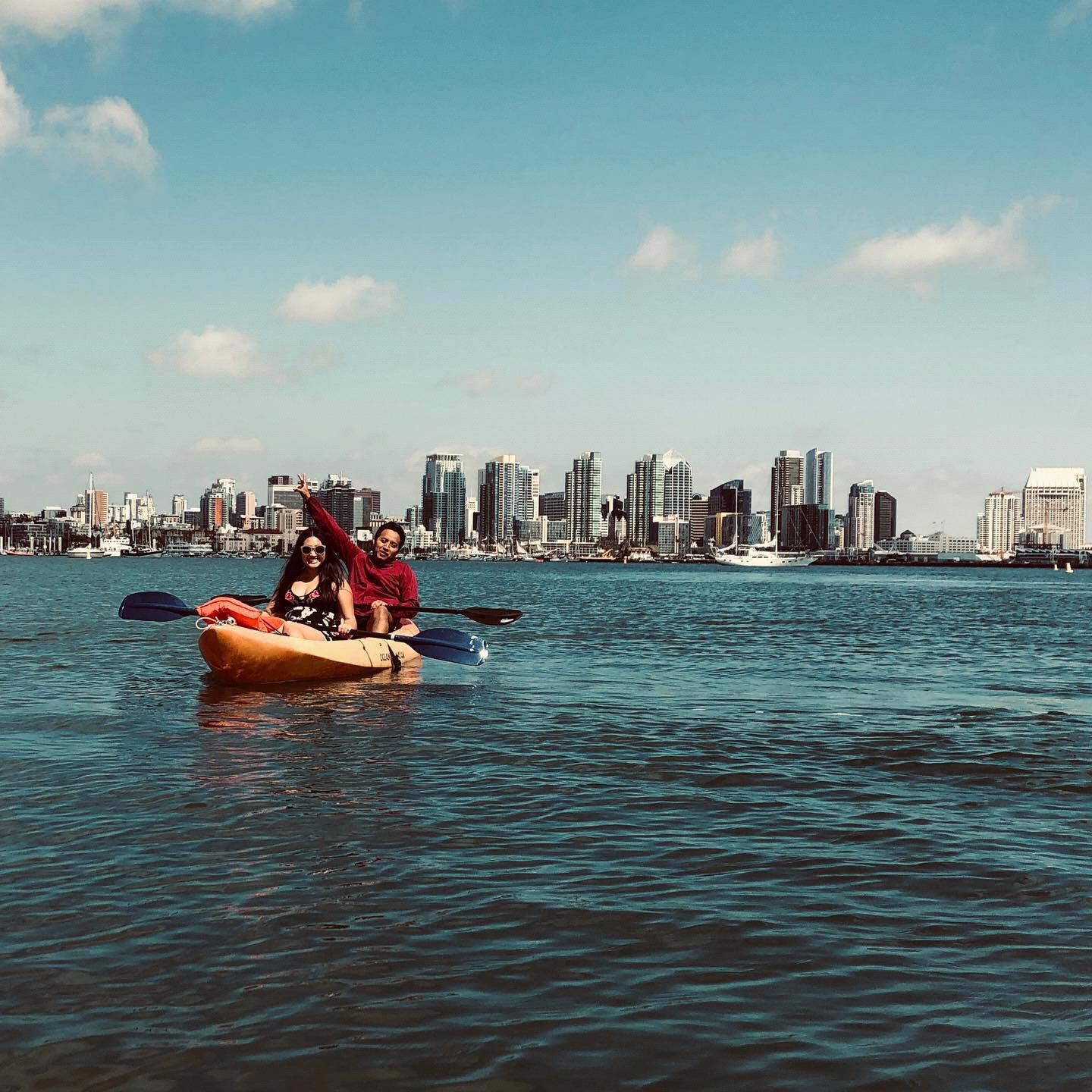 June 1st 2019 - After we got engaged, Manny and I went down to San Diego and celebrated our new engagement with my dad kayaking. 
San Diego, California
