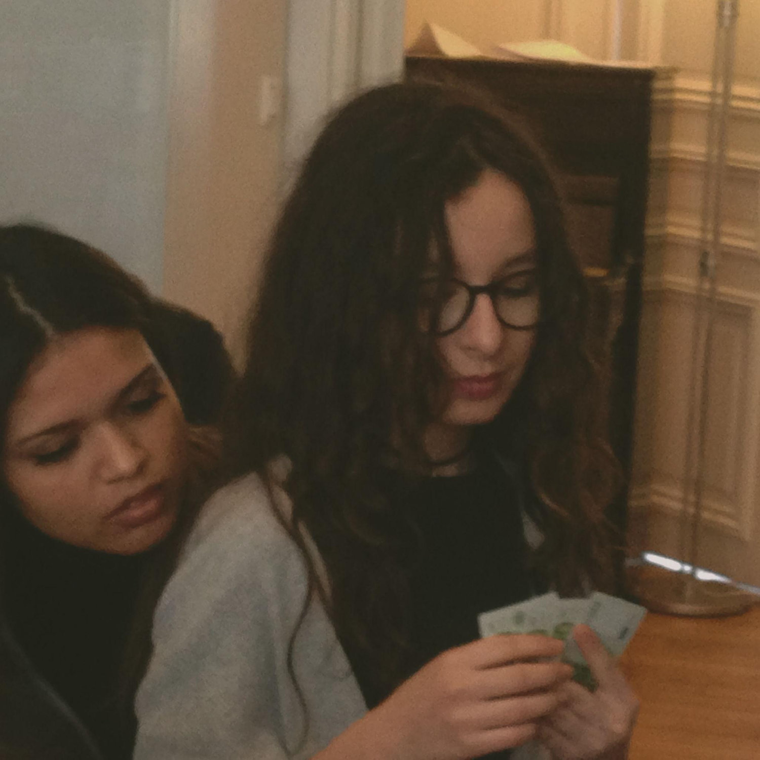 Debbie & her cousin Angela.