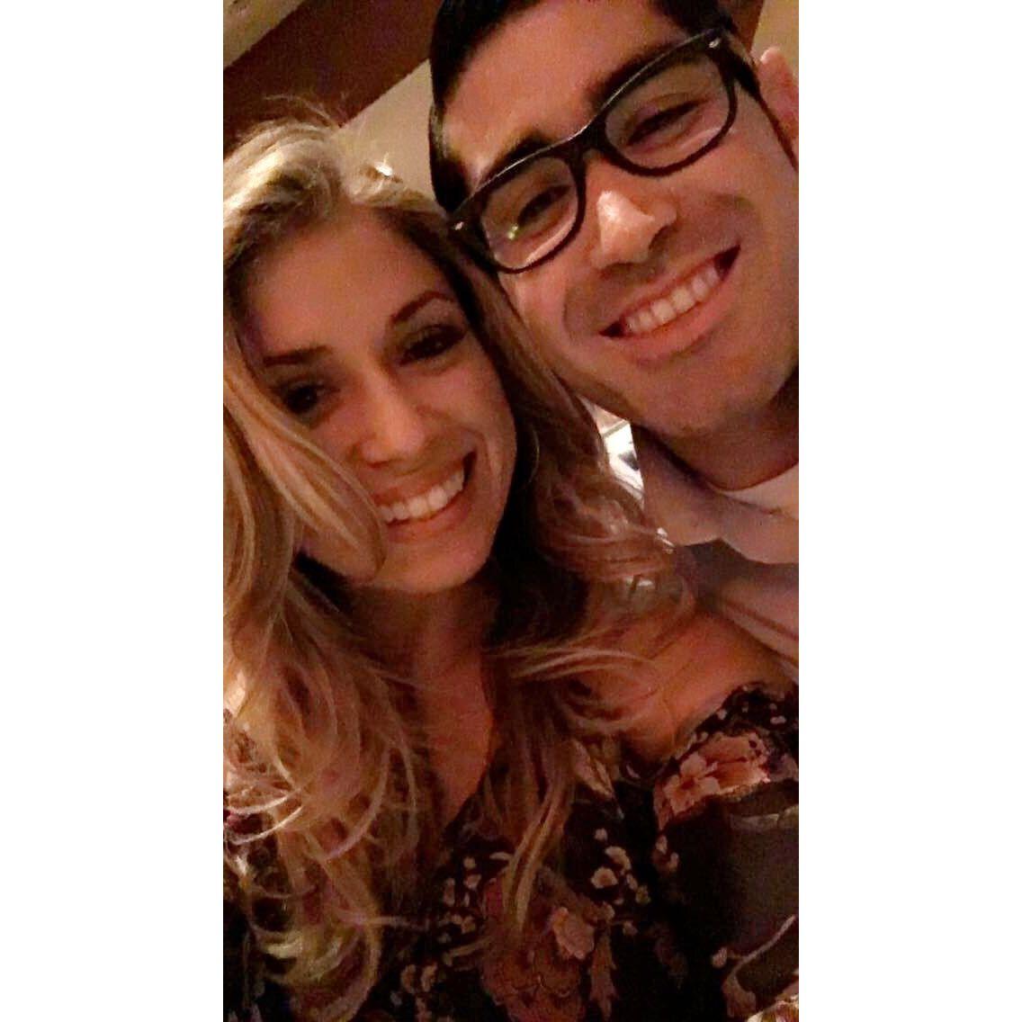 Our second photo together