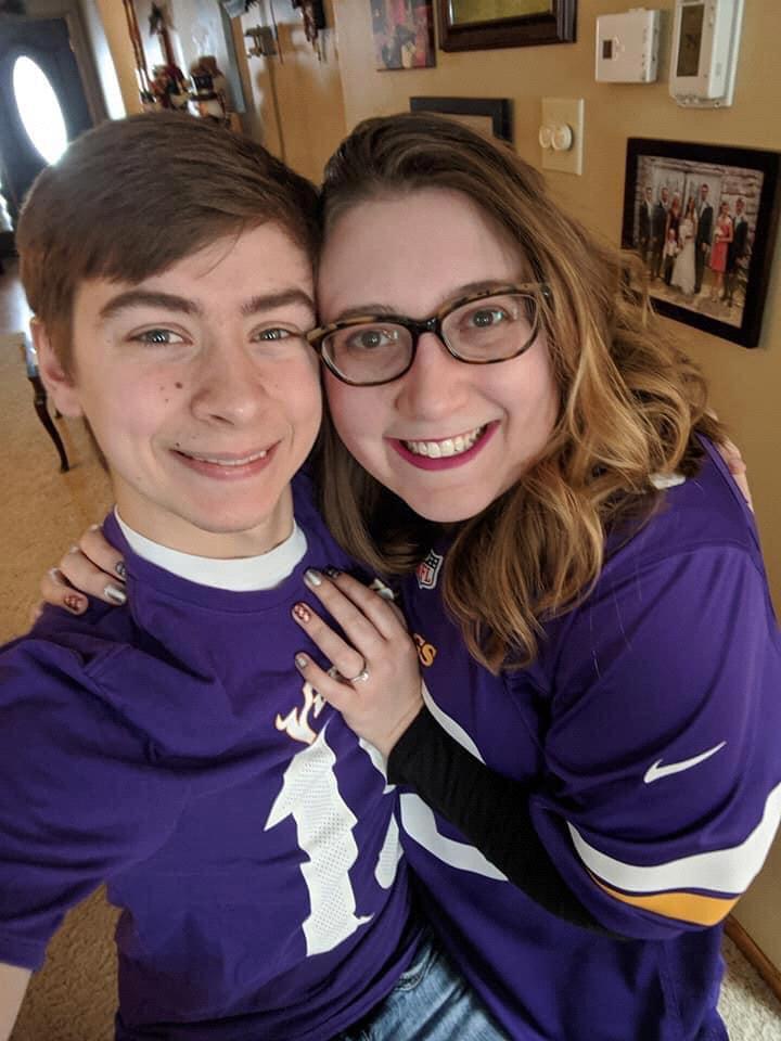Family Christmas Celebration a Few Days after Engagement, December 2019