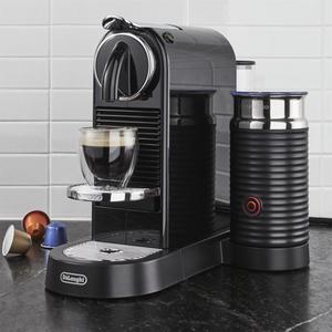 Nespresso ® by Delonghi Citiz Black Espresso Machine with Milk Frother