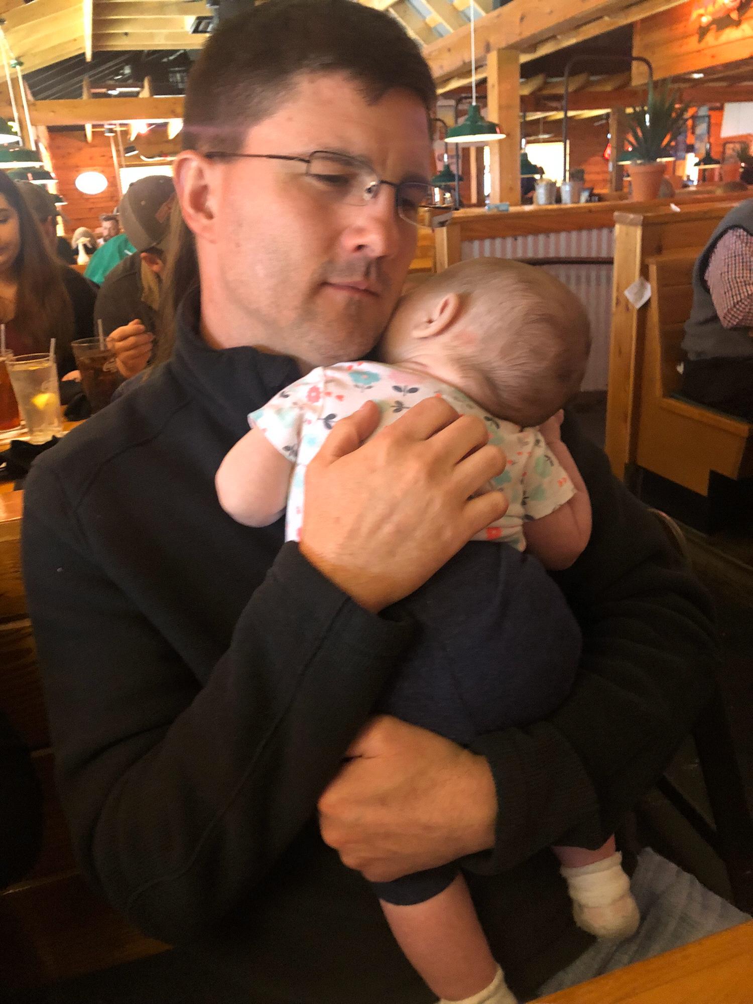 Greg has the magic touch with alllll kiddos. Not a surprise that he would have it with his grandbaby <3