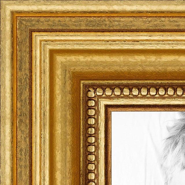 ArtToFrames 26x38 Inch Gold Picture Frame, This 1.25" Custom Wood Poster Frame is Gold Foil on Pine, for Your Art or Photos, 2WOM0066-81375-YGLD-26x38