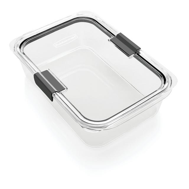 Rubbermaid Brilliance Food Storage Container, Large, 9.6 Cup, Clear 1991158