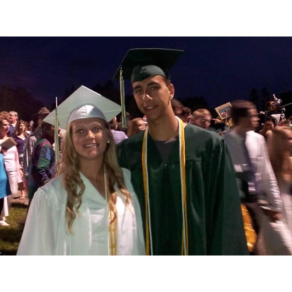 Our high school graduation, we were both so excited to find out what the future had in store for us!