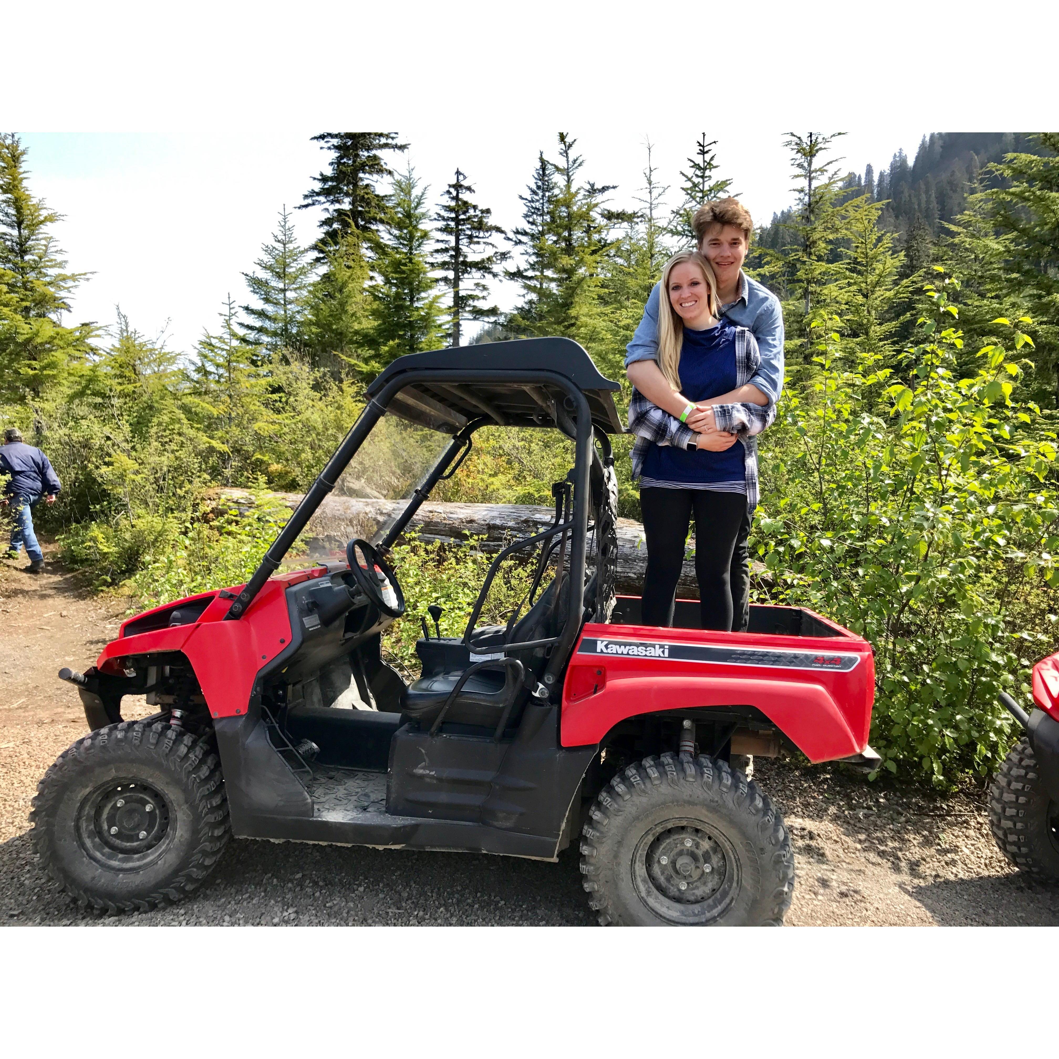 A weekend spent with friends in Hoonah, Alaska filled with ATV's and the world's largest zipline