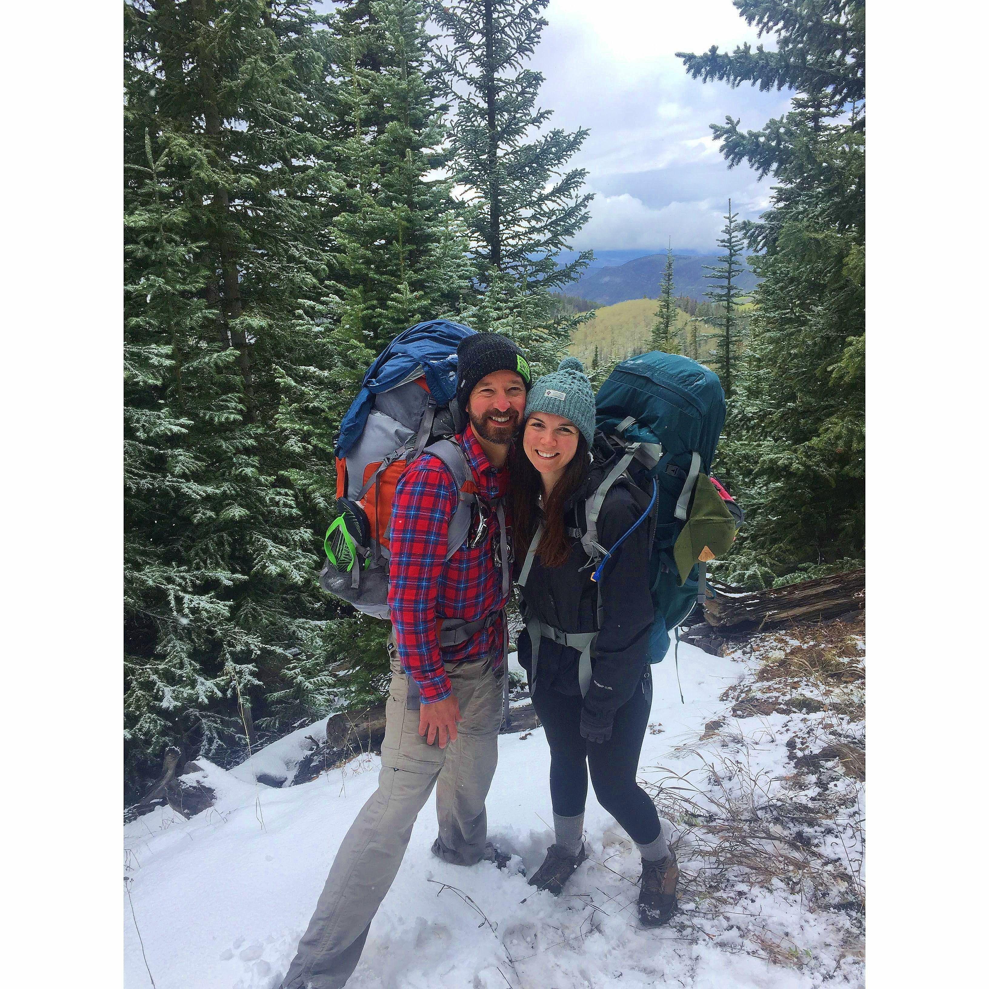Hiking to a 10th Mountain Division Hut in Colorado (May 2017)