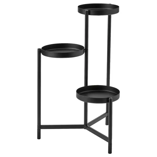 OLIVBLADPlant stand, indoor/outdoor black22 ¾ "