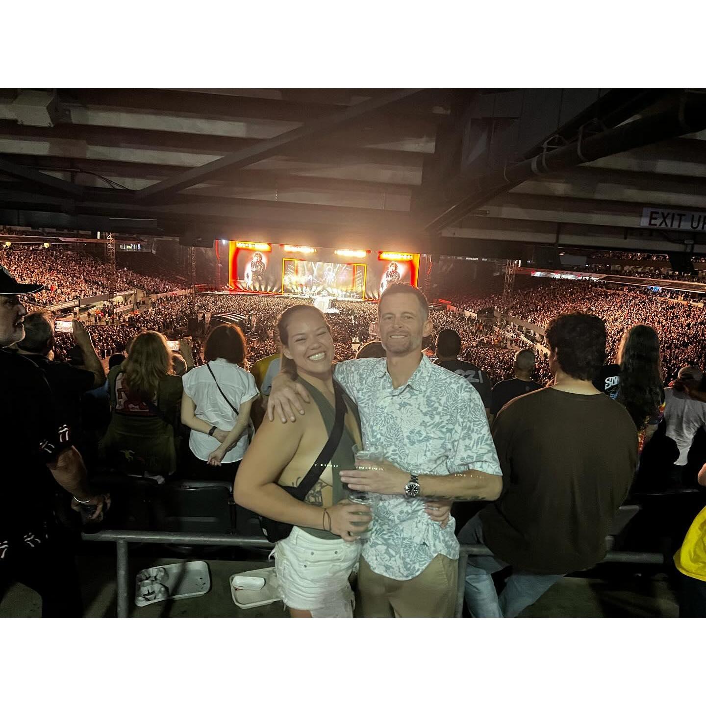 Our first concert together! The Rolling Stones