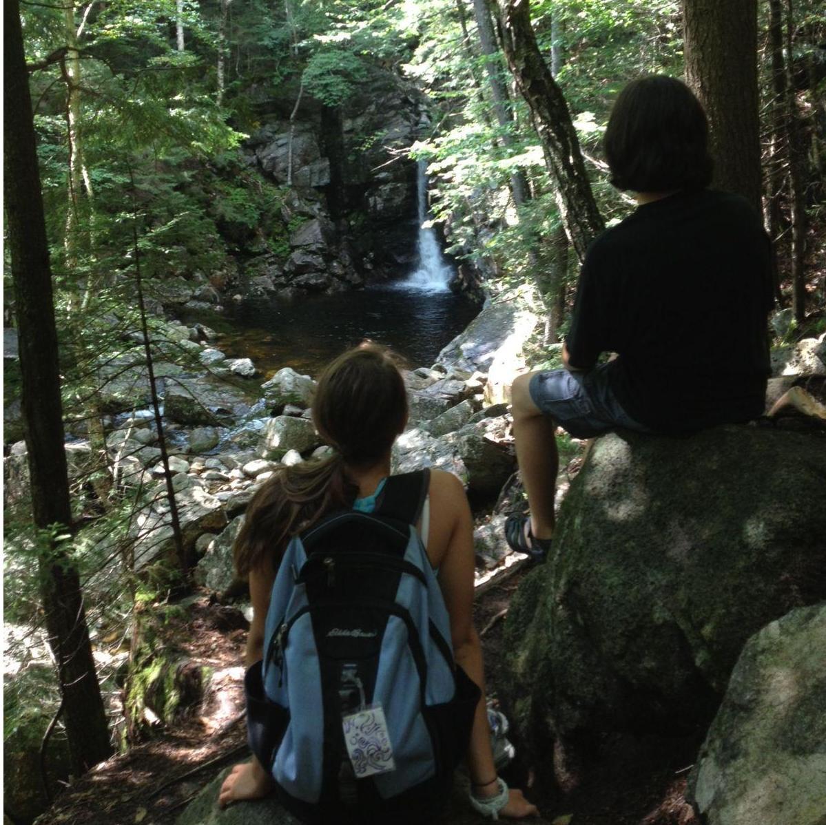 On one of our first hikes, this photo was taken on August 30th, 2013 -- five months after we'd started dating!