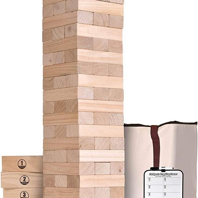 GoSports Giant Wooden Toppling Tower
