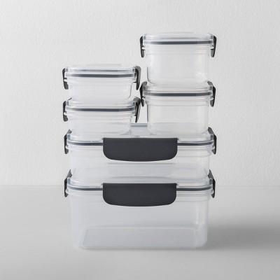 Rectangular Plastic Food Storage Container 12pc - Made By Design™