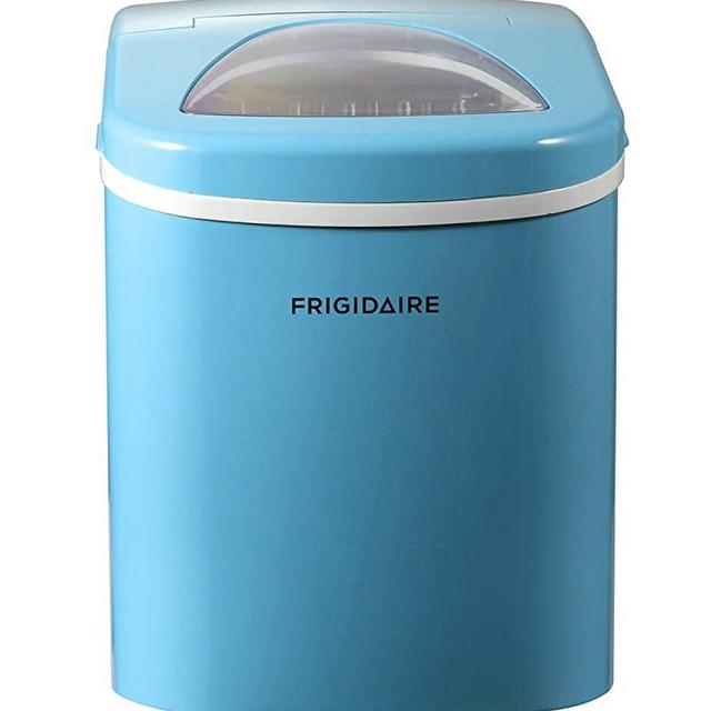 FRIGIDAIRE Portable Compact Maker, Counter Top Ice Making Machine, 26lb per day (Blue) (EFIC108-BLUE)