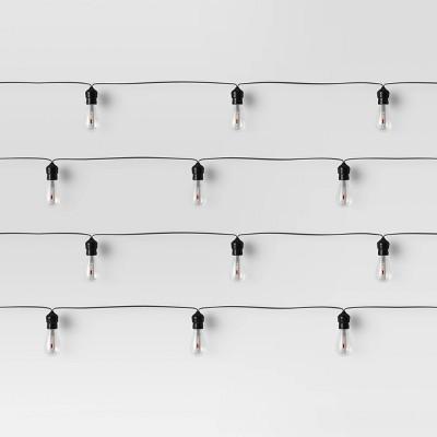 10ct Vintage Outdoor LED String Lights Clear - Smith & Hawken&#8482;