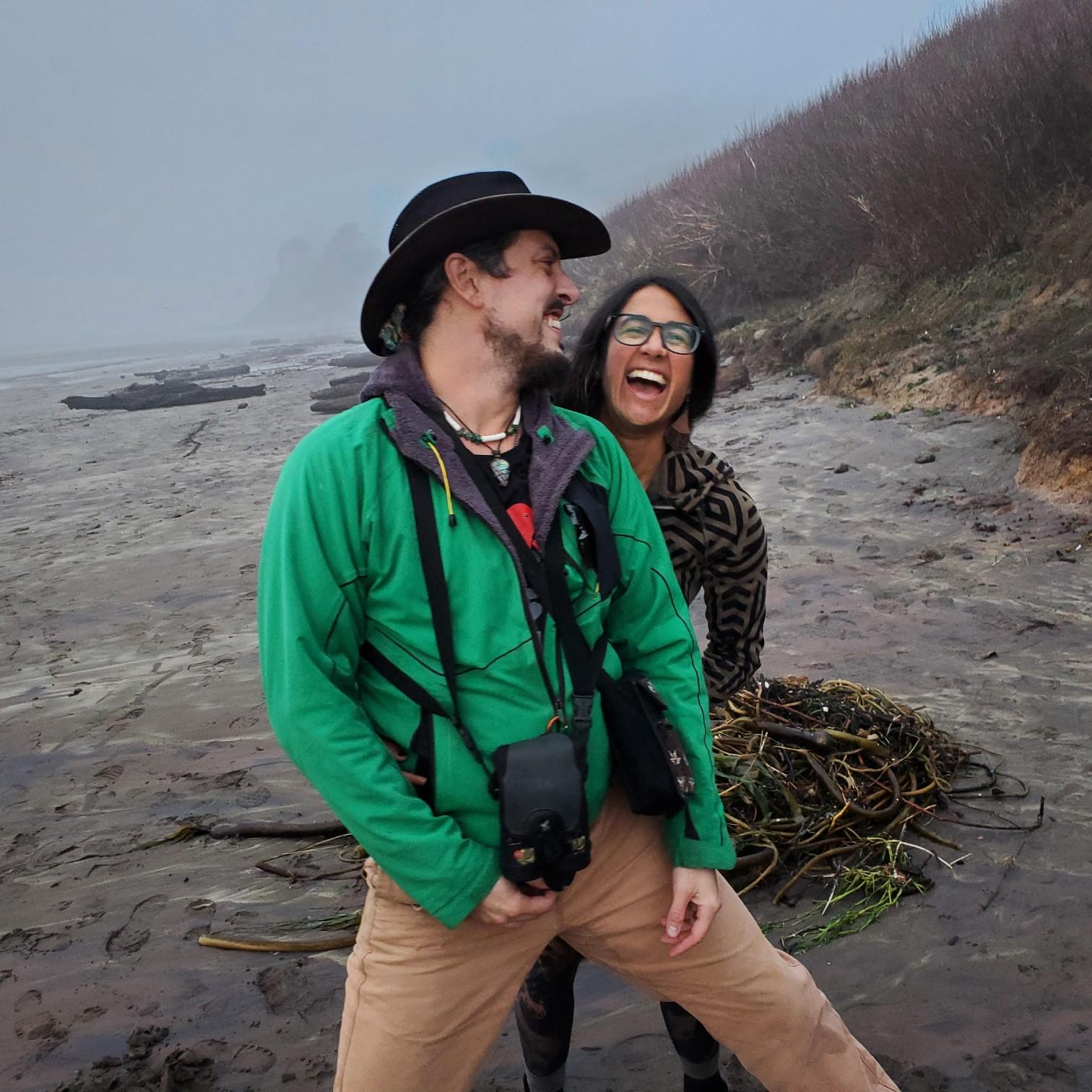 This was taken just after she proposed. I said "Yes!" if you can believe it! ;)