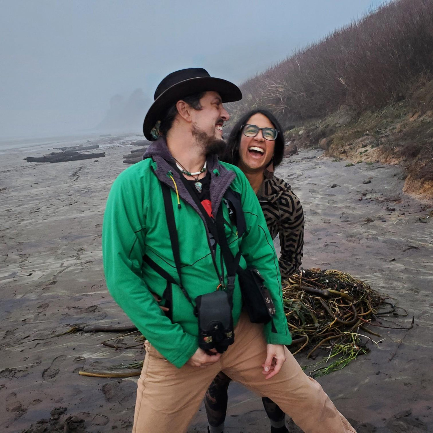 This was taken just after she proposed. I said "Yes!" if you can believe it! ;)