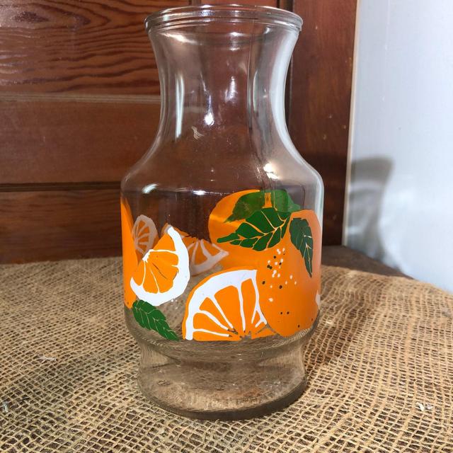 Lillian Carafe Juice Jar Beverage Decanter Acrylic 40 oz