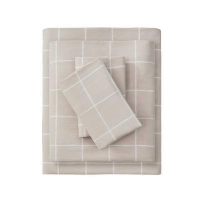 Patterned Oversize Flannel Sheet Set - Beautyrest