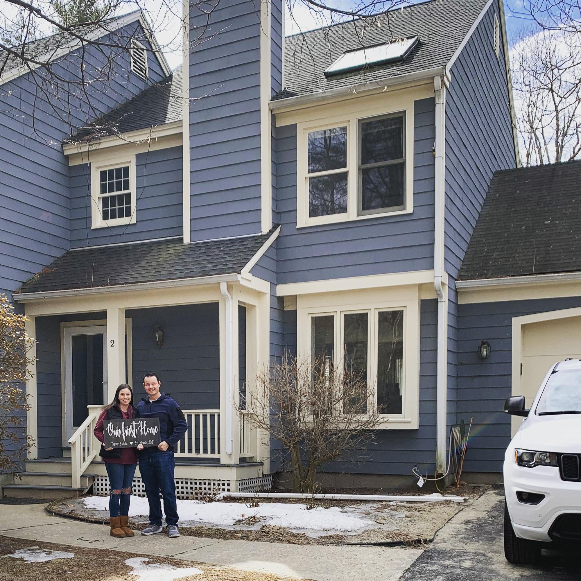 closed on our first home, March 16, 2021 ♥️