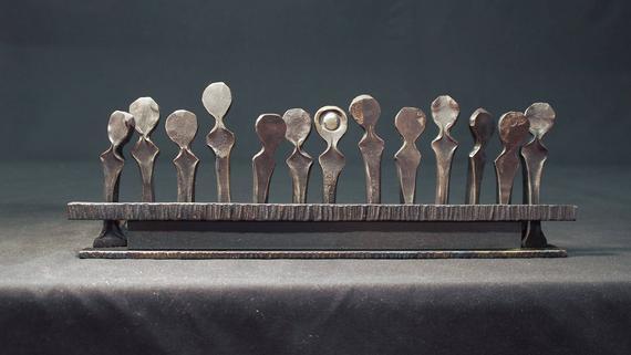 Last Supper Forged Metal Art