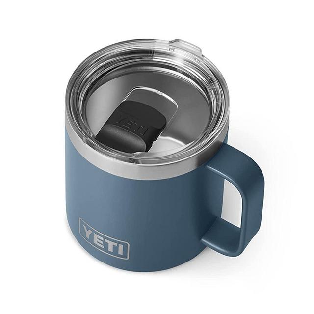 YETI Rambler 14 oz Mug, Vacuum Insulated, Stainless Steel with MagSlider Lid, Stainless