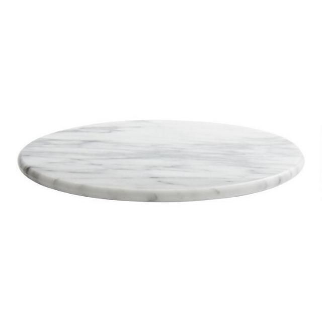 White Marble Lazy Susan