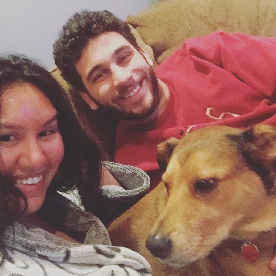 Our favorite pastime...being couch potatoes with Cozmo