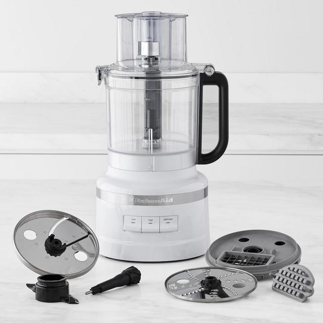 KitchenAid 13-Cup Food Processor with Dicing Kit, White