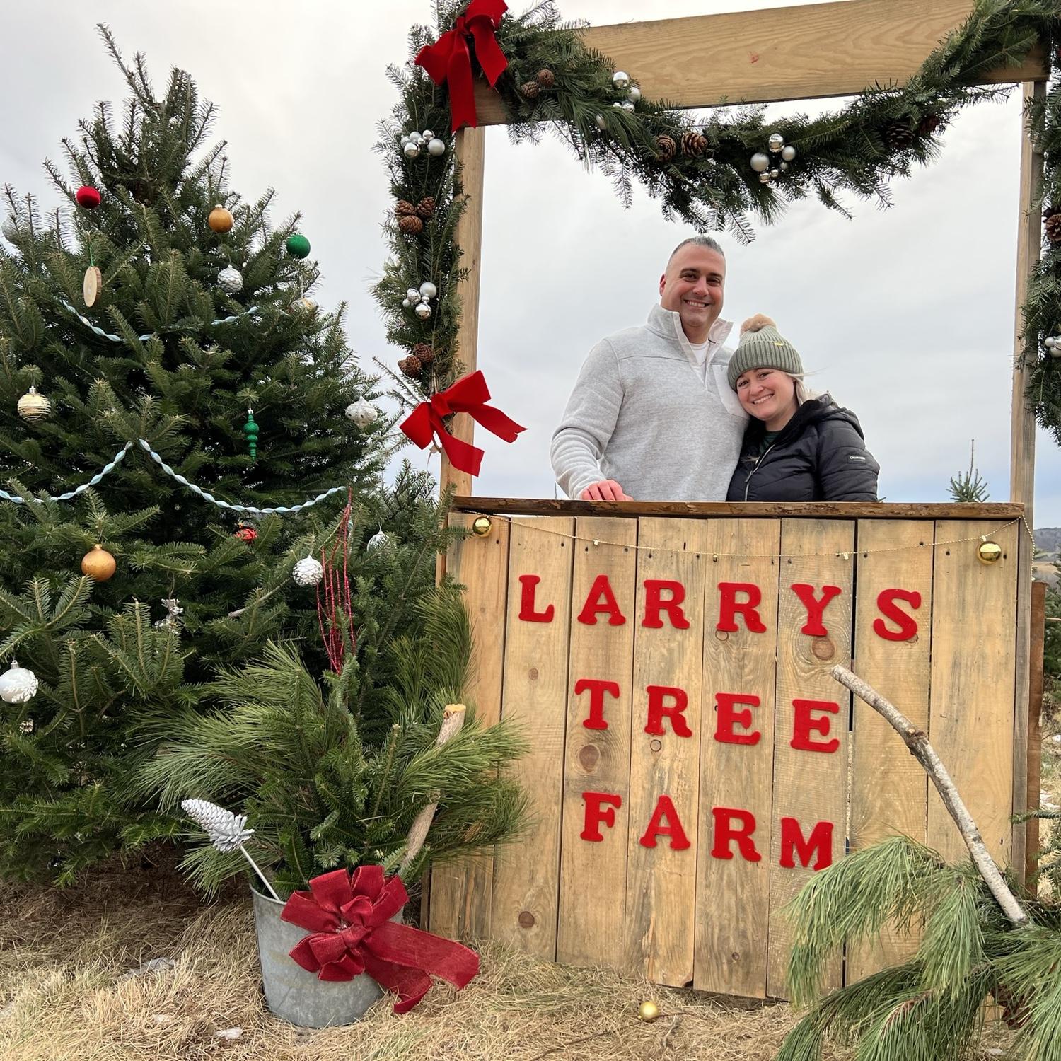 November 2023. Picked out our first tree together