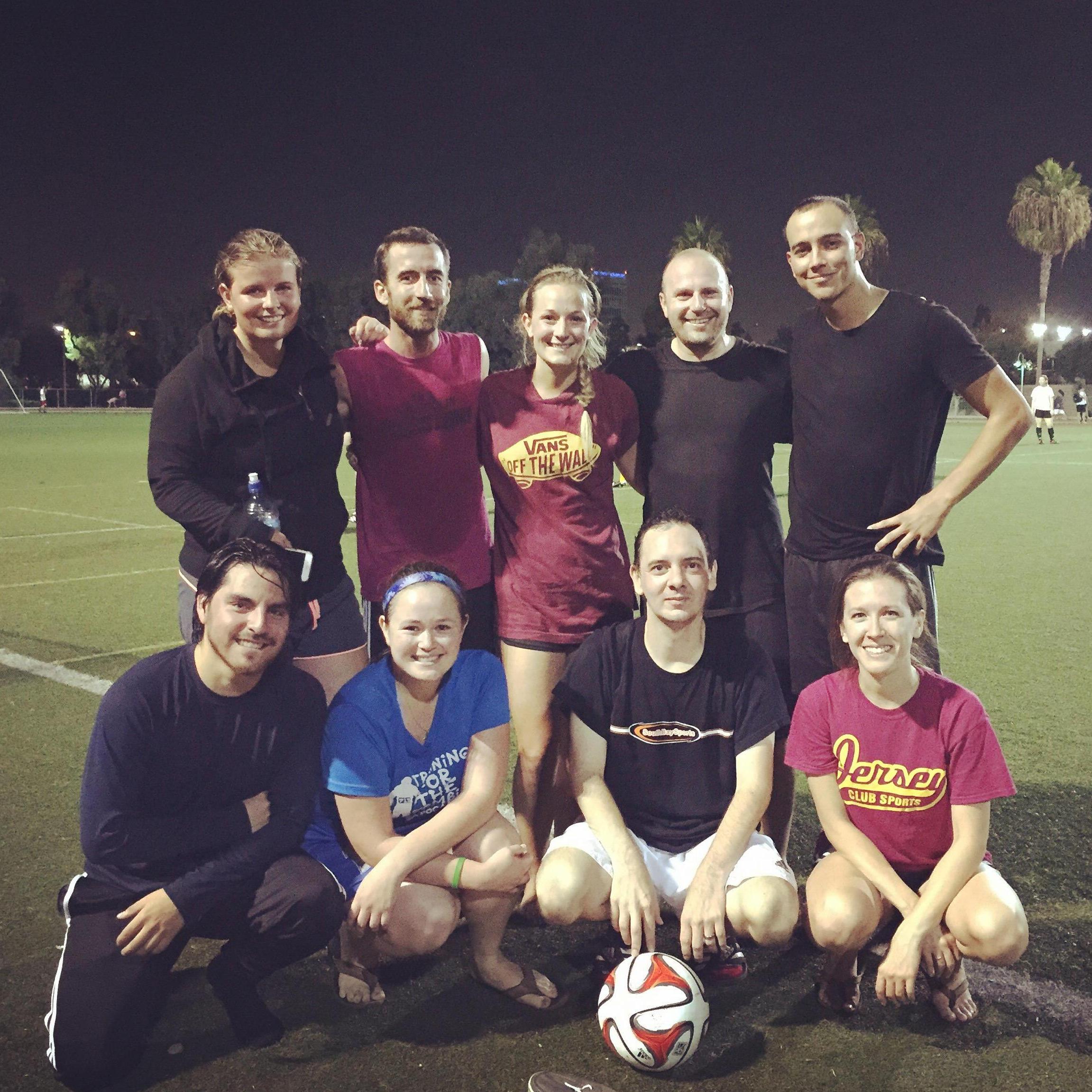 Amir & I started dating after he tricked me into "carpooling" to an adult soccer league in El Segundo in 2015