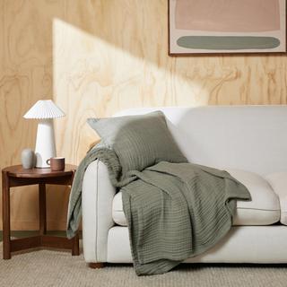 Cloud Linen Gauze Throw