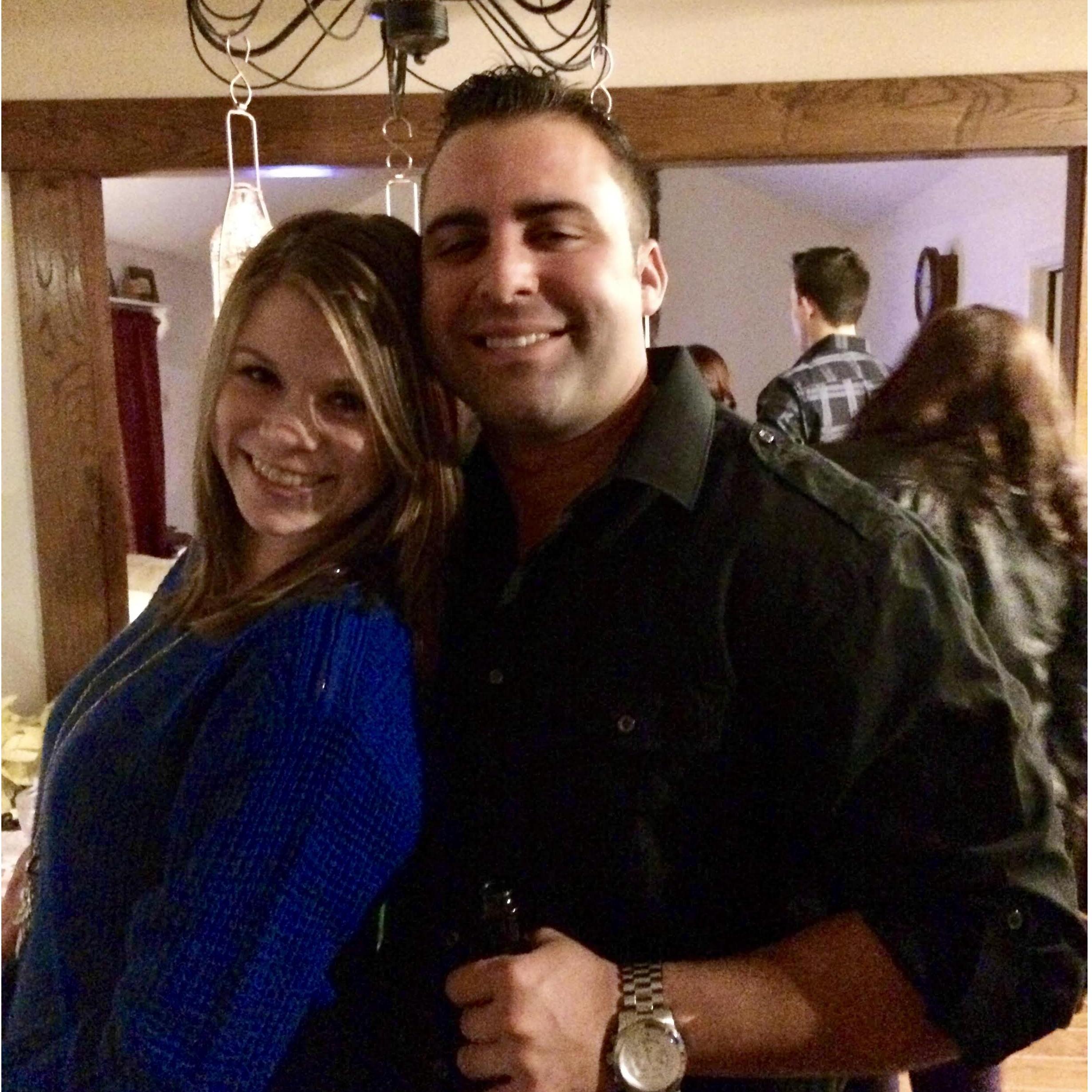 Our first photo together! NYE, 2013