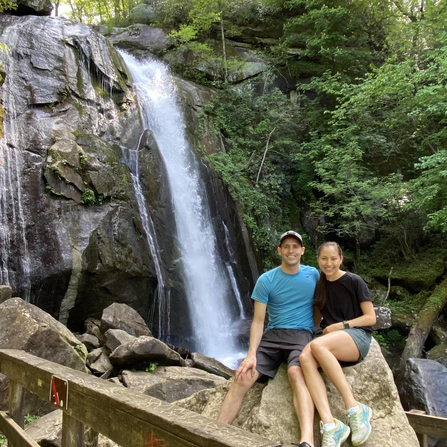 hiking south mountain state park and its falls together