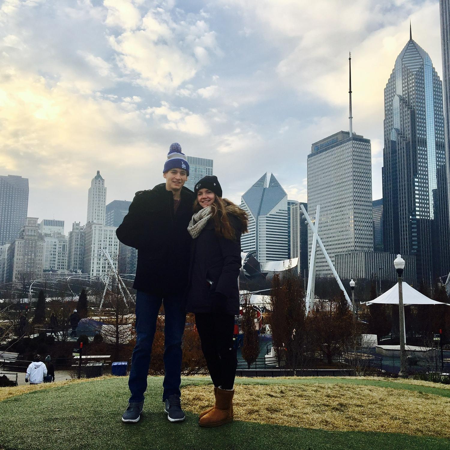 Jacob’s first trip to Chicago January 2017