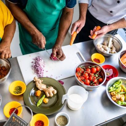 Sur la table cooking class